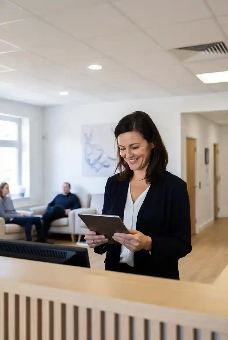 Dental practice virtual receptionist booking 18 more appointments per week