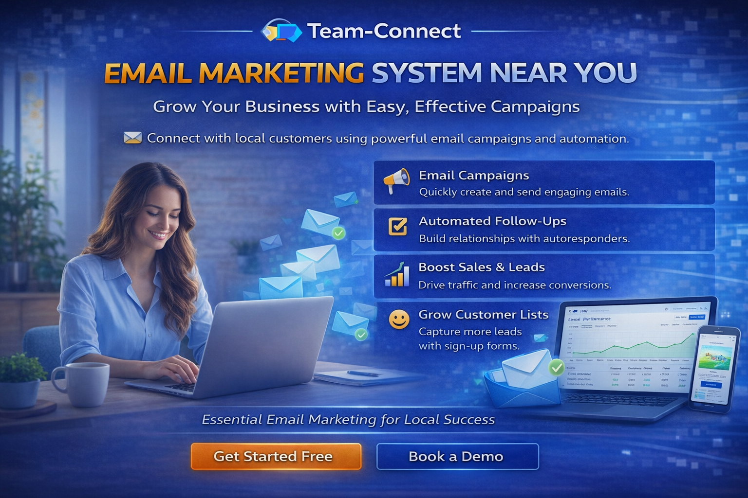 Email Marketing System in Edinburgh Interface