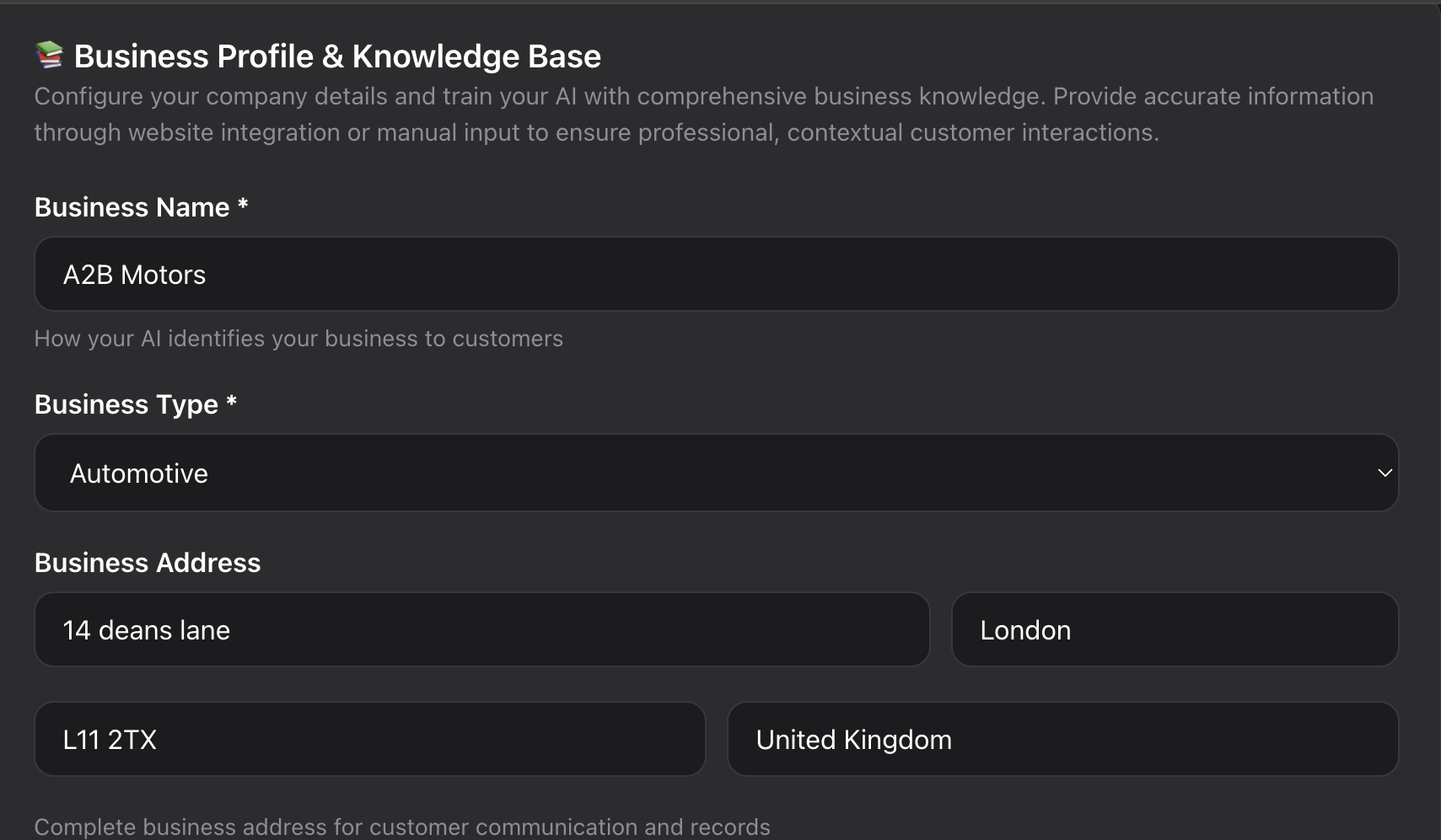Car Service Booking Dashboard Ormeau